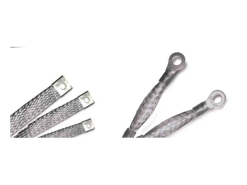 Braided ground straps