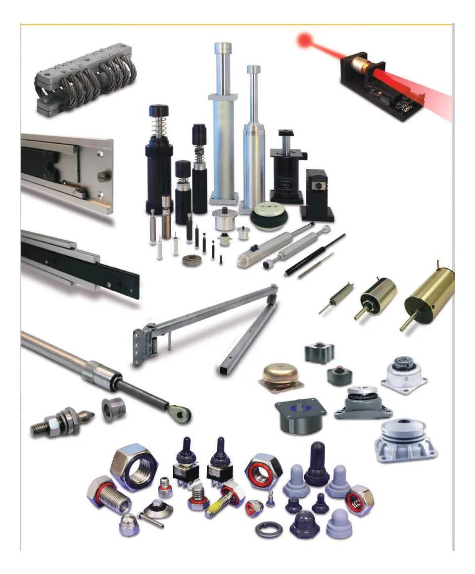 Shock mounts, slides & sealing fasteners